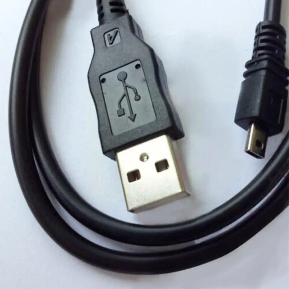Черный Usb-кабель для камеры 4 9 футов 59 дюймов 8 Pin Uc-e6 шнур серии Nikon F A DiMage FinePix A8C7 |