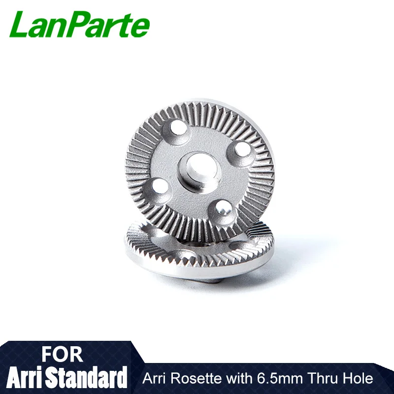 

Lanparte Arri Rosette Teech Adapter with 6.5mm Un-Threaded Thru Hole (PCS) of DSLR Camera Accessories