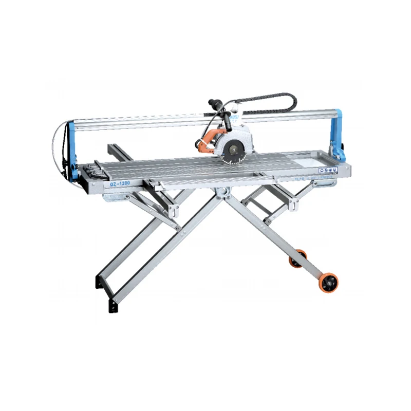 

QZ-1200 factory semi automatic water tile saw / portable stone marble ceramic tile cutter 1200mm tile cutting machine