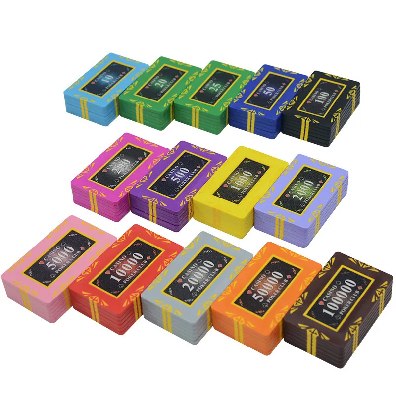 2 шт./компл. международная торговля набор фишек для горячего покера баккара