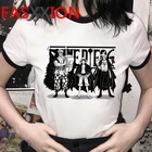 Футболка мужская цельный, белая рубашка с графическим принтом, топ в стиле Харадзюку, одежда для пар, на лето