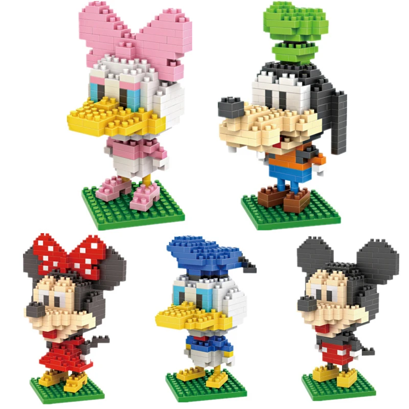 Конструктор Микки и Минни Стич Disney модель сделай сам фигурка развивающая