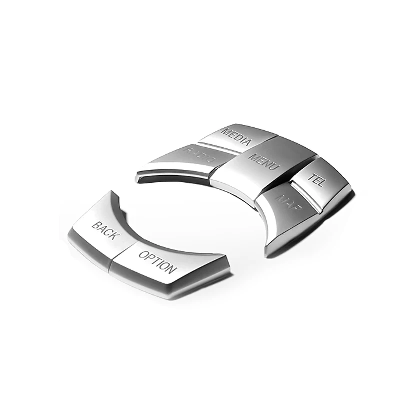 Центр управления мультимедиа клавиш Кнопка Наклейка ABS хром Чехлы для BMW X1 X3 X4 X5 X6