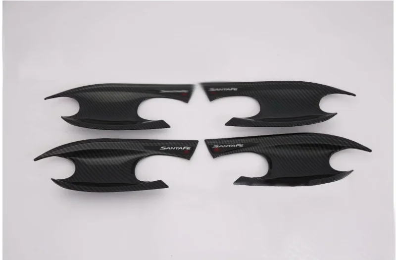 ABS Plating Door Handle Bowl Protective covering Cover Trim For Hyundai Santa Fe 2019 Car styling | Автомобили и мотоциклы