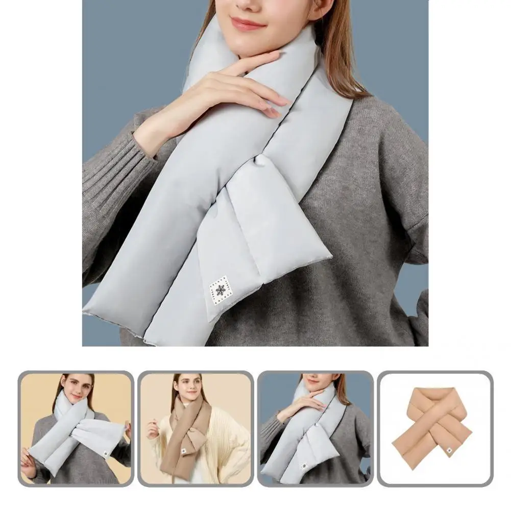 

Модный теплый зимний шарф-пуховик, женский шарф-пуховик для сноуборда