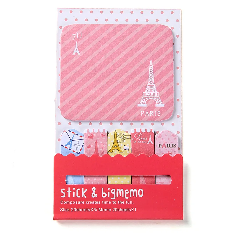 1Set Memo Pads Sticky Notes Kawaii Multifunction Paper Notepad diary Scrapbooking Stickers Office School stationery Notepads |