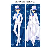 Taie d'oreiller détective Conan Dakimakura, dessin animé fermé, taie d'oreiller 2 voies pour lycéen  (3)