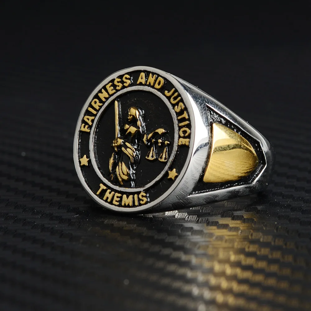 Кольцо унисекс из нержавеющей стали с эмалью эмалированная табличка | Украшения