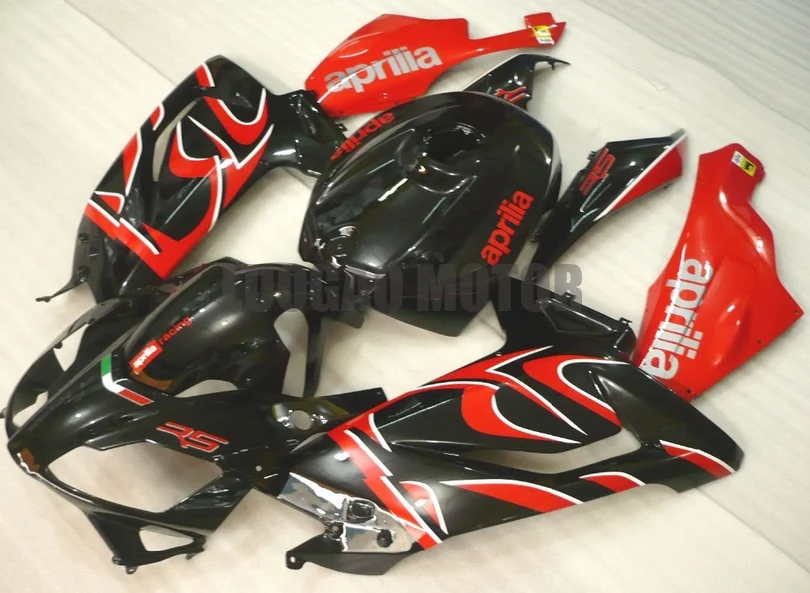 

Injection bodywork For red black Aprilia RS125RR RS4 RS125 body kits RSV125 RS 125 2006 2007 2008 2009 2010 2011 Fairing kit