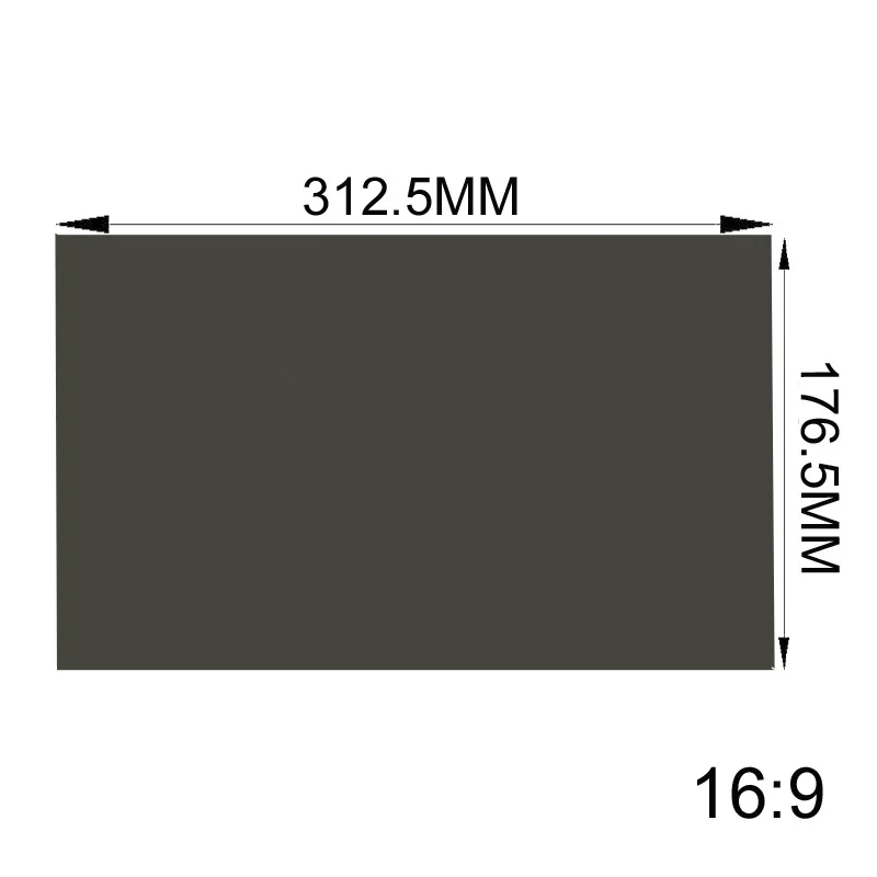 Бесплатная Доставка! Поляризованные пленочные листы 10 шт./лот 14 дюймов темные