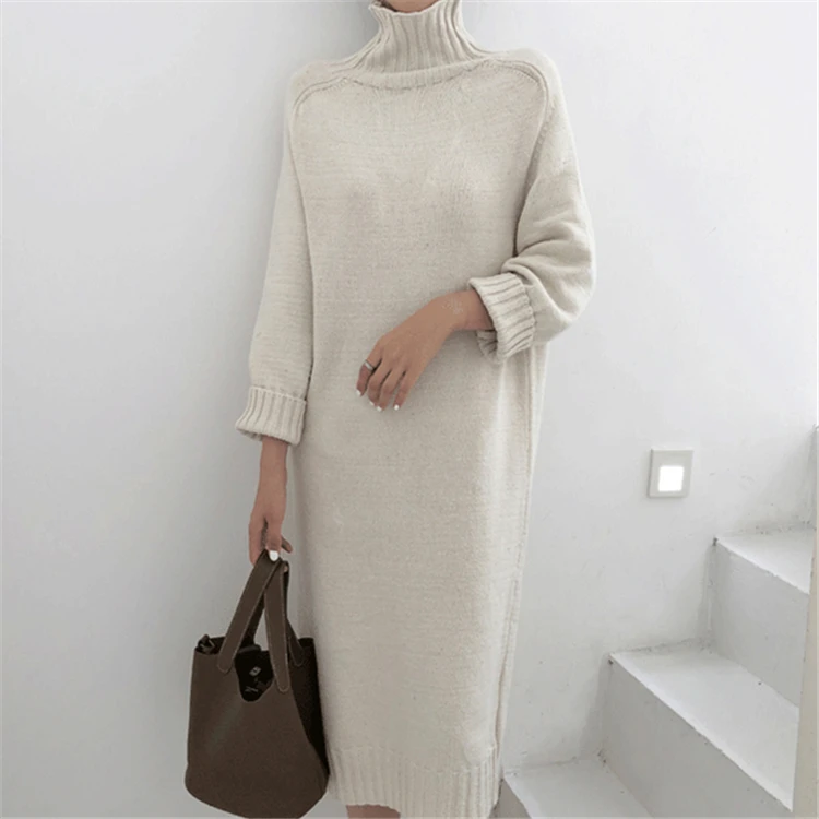 Colorfaith Новый 2019 осень зима Для женщин с высоким плотно облегающим шею воротником