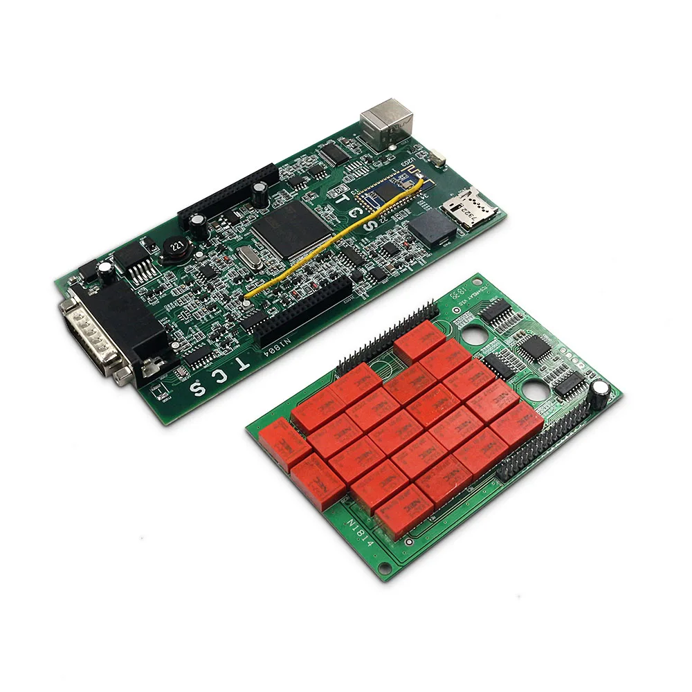 OBDII Scanner Relays Cars-Trucks Diagnostic Tool V3.0 Multidiag Double Green Board Real 9241 Chip TCS Bluetooth OBD2 Code Reader