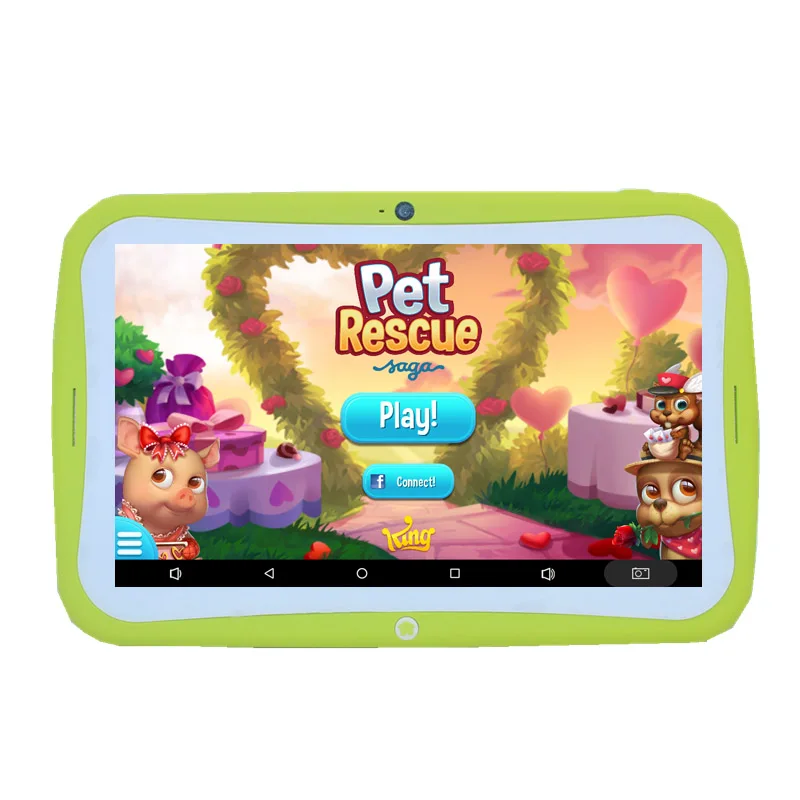 Подарочная Защита силиконовый чехол 7 дюймов RK3126 M760 Детский планшетный ПК Android 1