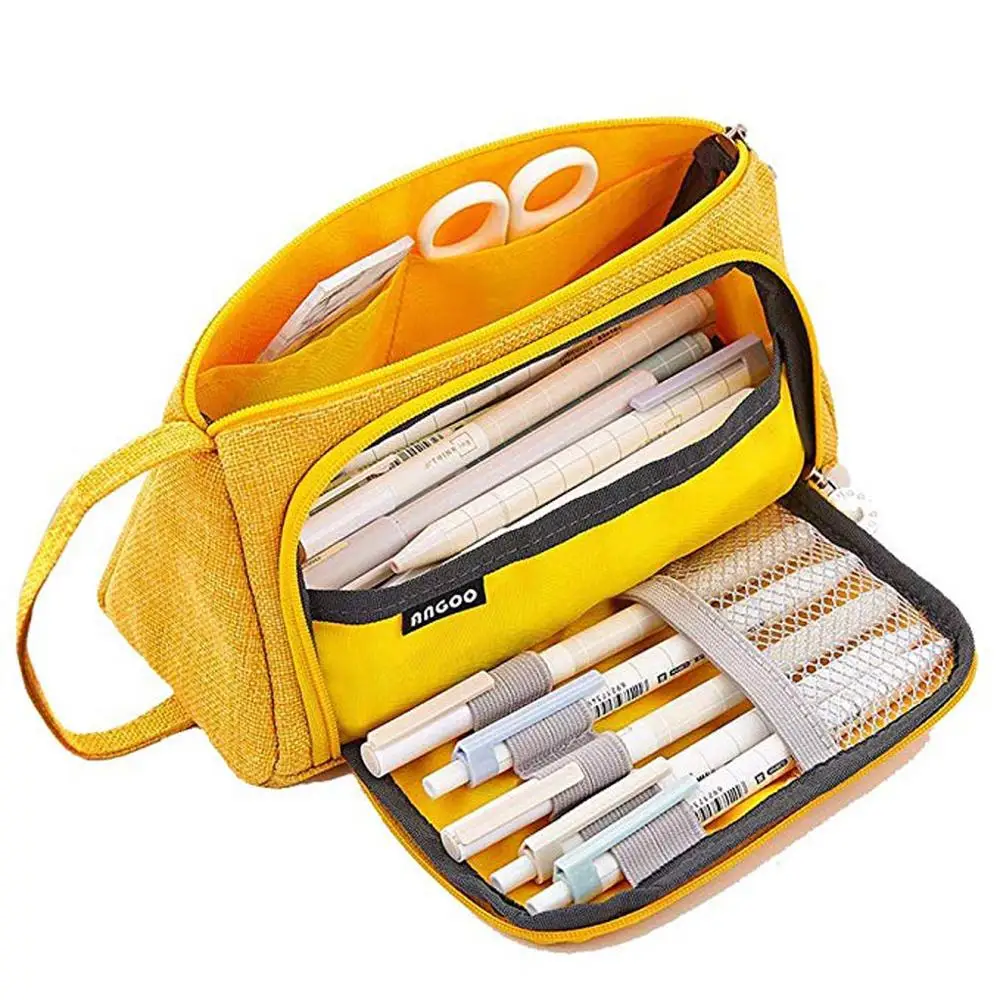 New Super Pencil Case Kawaii Large Capacity Pencilcase School Pen Supplies Bag Pencils Pouch Cosmetic bag | Багаж и сумки