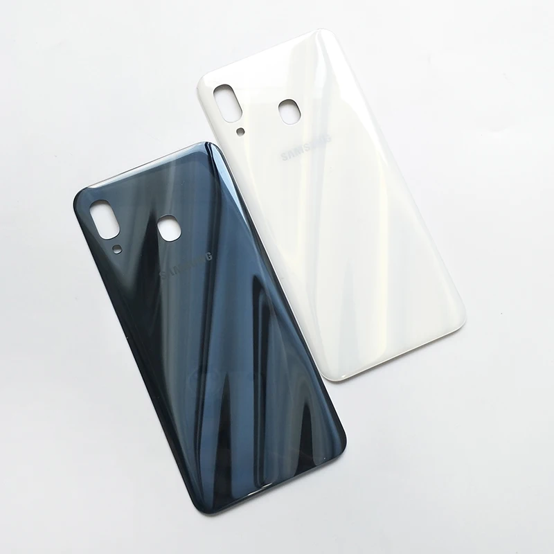 Задняя крышка аккумуляторного отсека Samsung Galaxy A30 оригинальный корпус двери