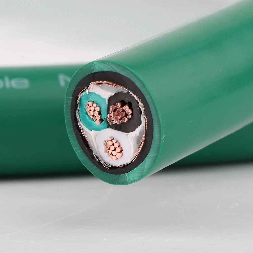 HI-End 2328 5N посеребренный Чистая медь AC силовой кабель hifi power core для DIY Аудио на метр