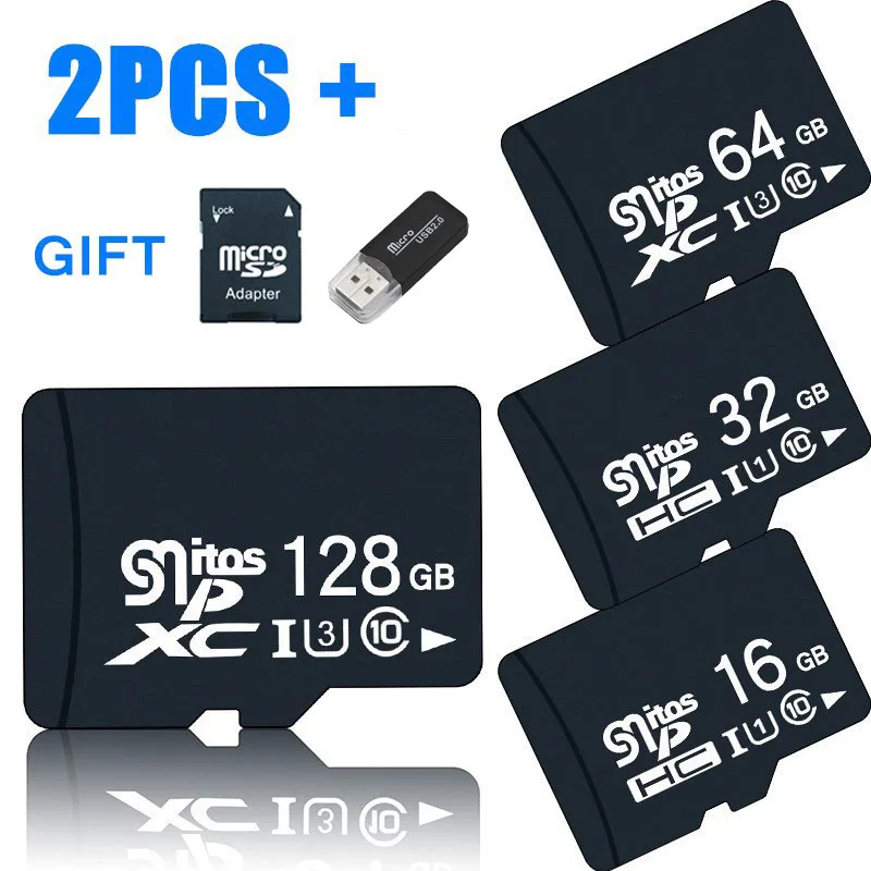 2 шт. оригинальная нейтральная SD карта памяти 1 Гб ГБ 4 TF 8 16 32 64 128 256 Micro карты для