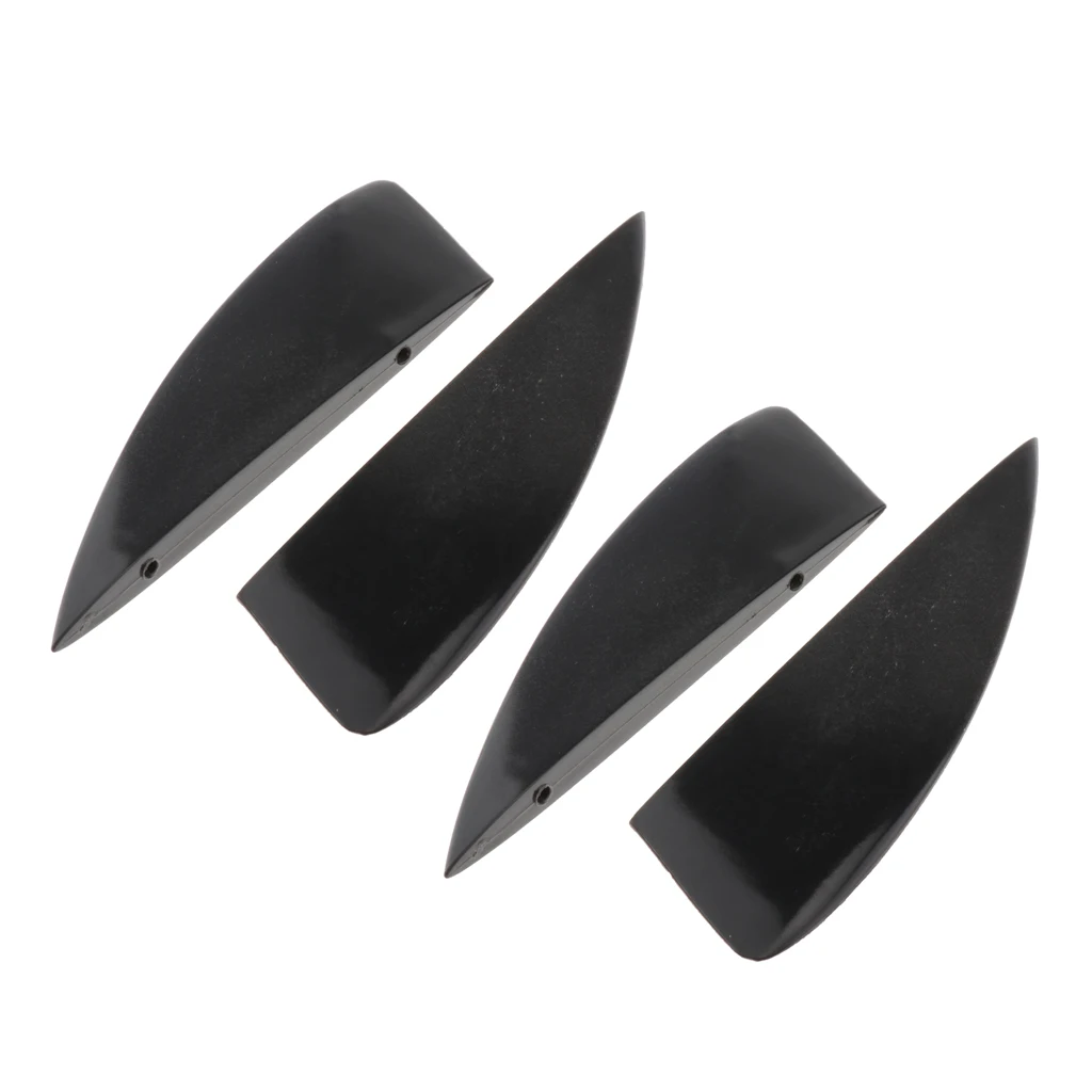 

4 Pieces Fiberglass Reinforced Nylon Fin Set for Kiteboarding Kite Flyling Surfing Accessories - Durable & Solid
