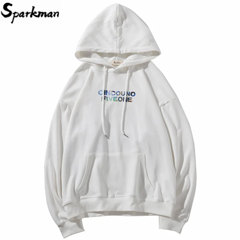 2019 мужские толстовки в стиле хип-хоп толстовка с принтом радуги павлина Harajuku