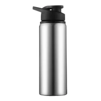 700ml mountain bike bicycle cycling water drink bottle outdoor sports stainless steel portable kettle water bottle drinkware