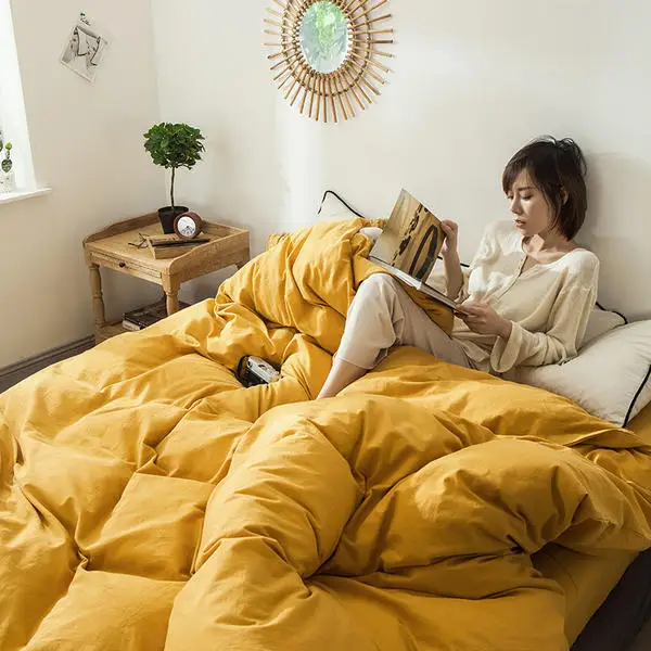 100% хлопок пододеяльник очень мягкое одеяло покрывало стирается король королева