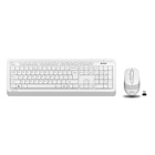 Комплект (клавиатура+мышь) A4TECH Fstyler FG1010, USB, беспроводной, белый fg1010 white