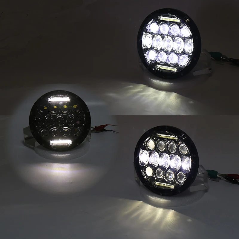 Привет/ближнего света 75 Вт 7 дюймов круглый светодиодные лампы для авто off road фары