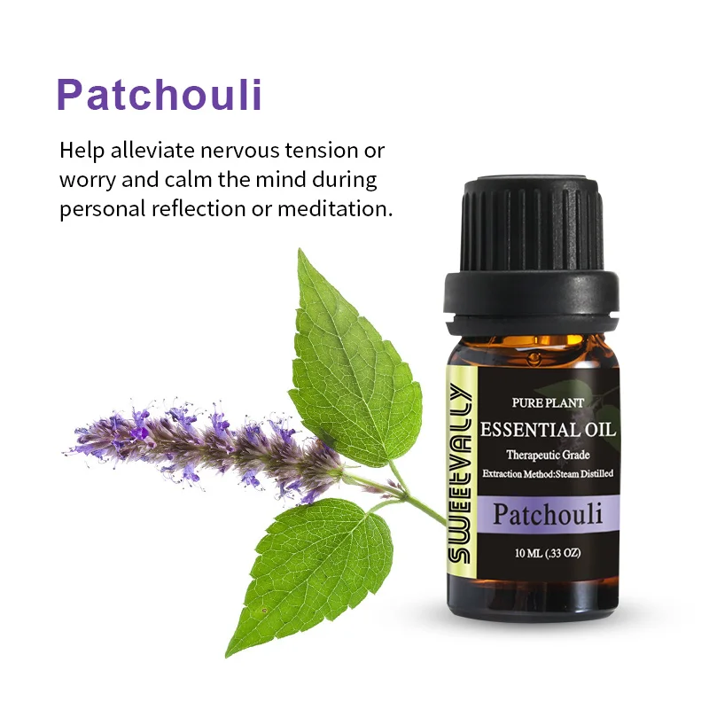 Пачули 10 мл ароматерапия диффузоры чистые эфирные масла органический массаж