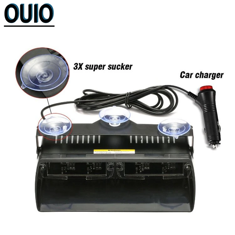 16 светодиодный 9 режимов мигания сигнальная лампа 12V аварийного автомобиля