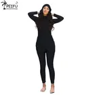 Пэй-фу Новый стиль мусульманский купальный костюм дамы Однотонная одежда в мозаичном стиле тюрбан с длинным рукавом Спортивные Купальники Исламская мусульманская носить купальник