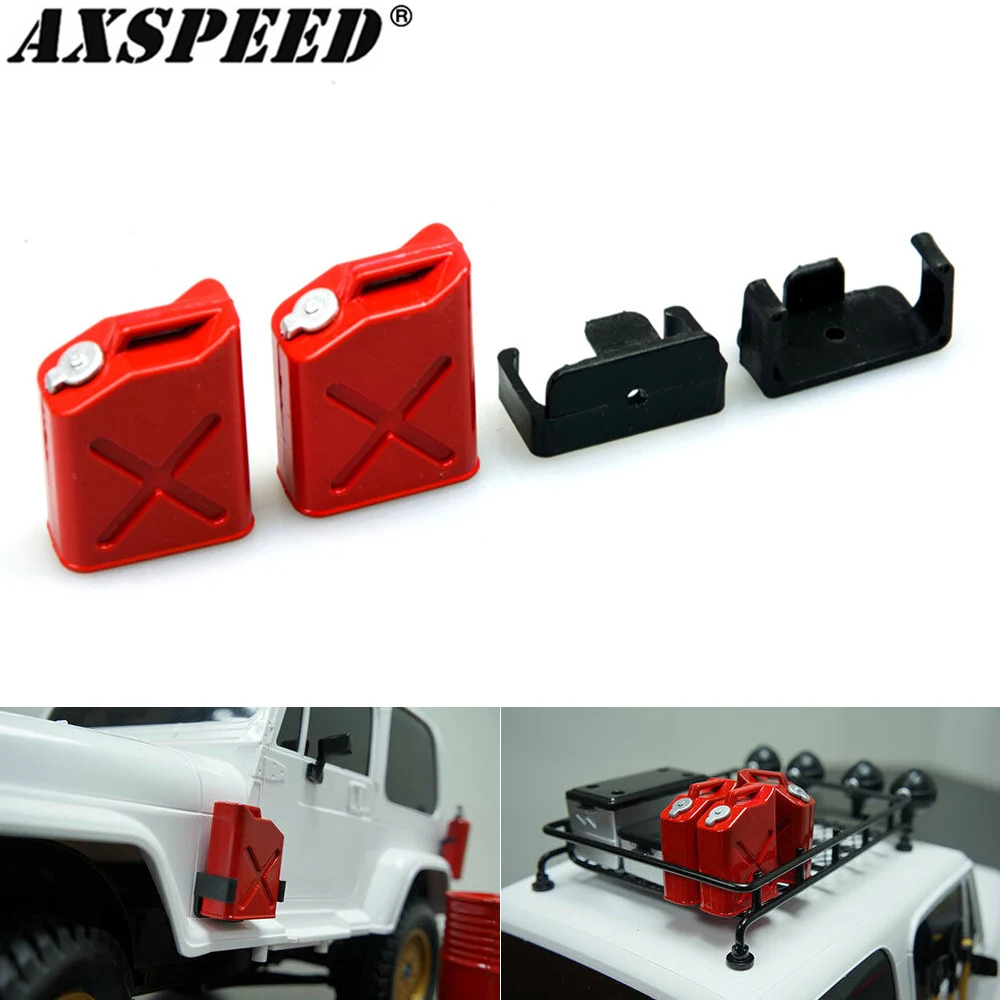 

AXSPEED RC Car Mini Fuel Tank Simulation ABS Oil Drum for 1:10 Axial SCX10 Wraith TRX4 RC Crawler Truck Decoration Parts