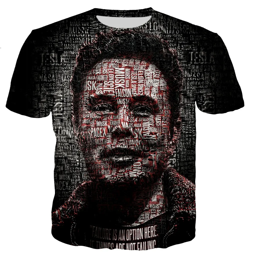 

Elon Musk men/women New fashion cool 3D printed t-shirts casual style tshirt streetwear tops dropshipping