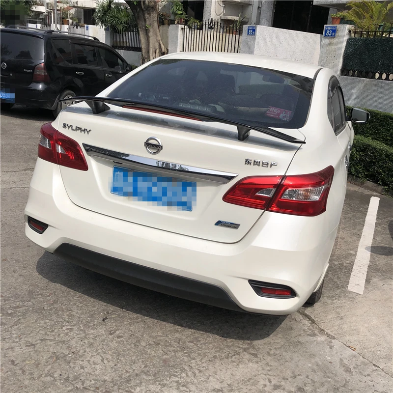 Для Nissan Sentra SYLPHY спортивный спойлер из АБС пластика заднее крыло багажника задний