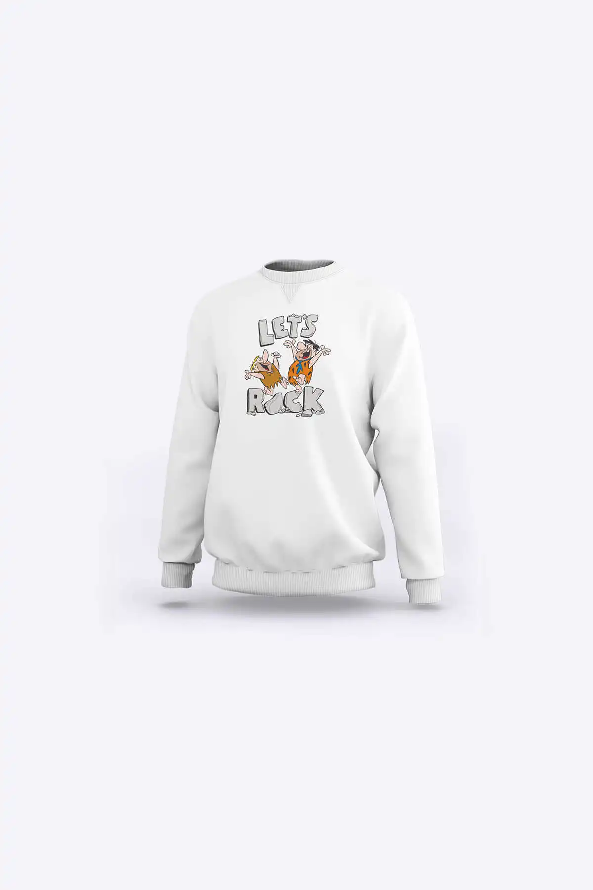 

FINGER PRINT-BOYS-GIRLS KIDS FRED BARNEY PRINTED SWEATSHIRT