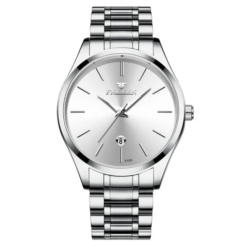 

2021 Fashion New Beautiful Luxury Business About Men Stainless Steel Band Machinery Sport Waterproof Quartz Watch Orologio Uomo