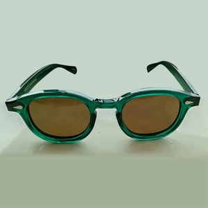 Fashion Johnny Depp Sunglasses Men Women Polarized Sun Glasses Brand Vintage Acetate Frame Lemtosh E in USA (United States)
