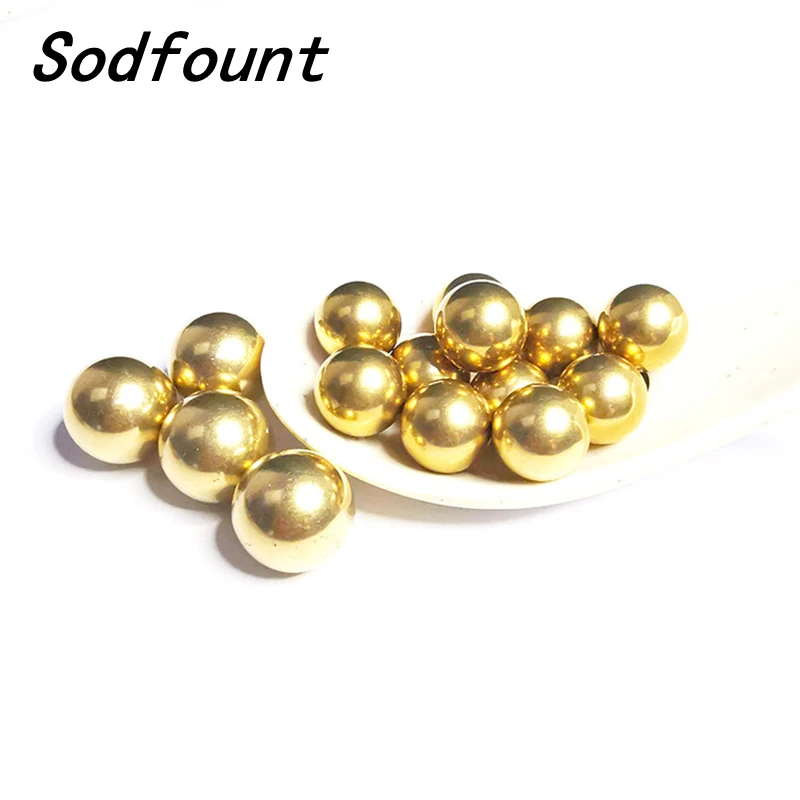 

10pcs /100pcs Brass precision ball pure copper small ball electrical instrument accessories 1 1.5 2 2.5 3 4 5 6 7 8 10 12 15mm