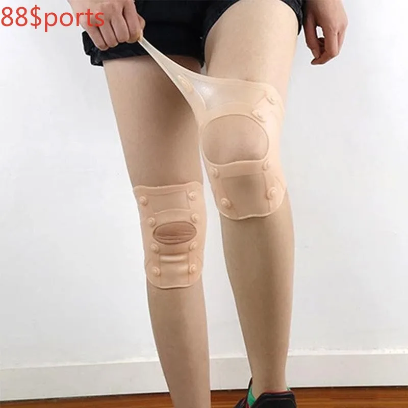 

New 1pc Magnetic Knee Compression Support Pad Outdoor Riding Sports Knee Pads Anti-slip Patella Protective Gear Magnet Care