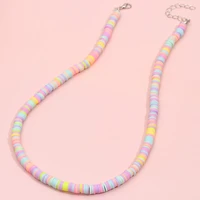 bohemian choker necklace for women hobo soft pottery colorful summer holiday beach bracelet fashion jewerly am3084