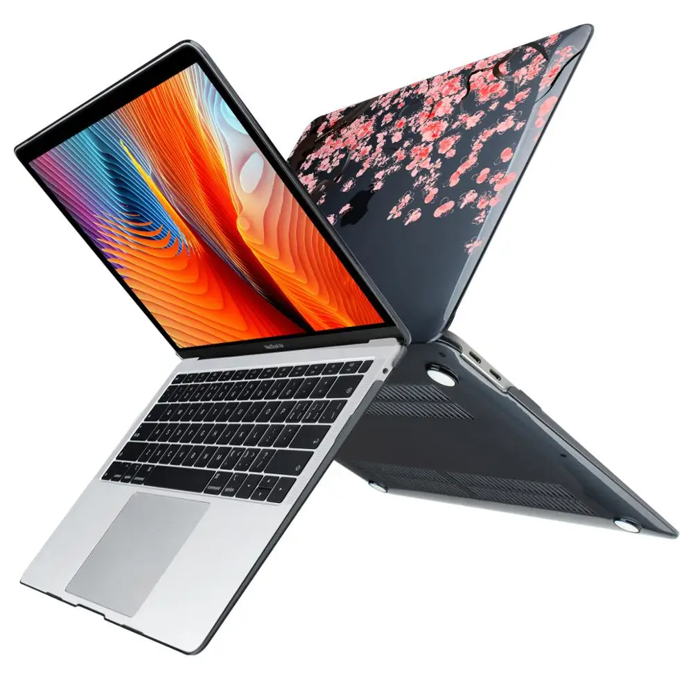 Чехол Sakura для нового MacBook Pro 13 15 retina 2018 2017 touch Bar A1706 A1707 A1708 A1989 A1990 Жесткий ноутбука с клавиатурой|cases for macbook|macbook