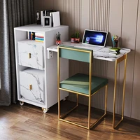 light luxury folding movable multifunctional telescopic one piece bookcase desk chair student home invisible cosas para ni%c3%b1os