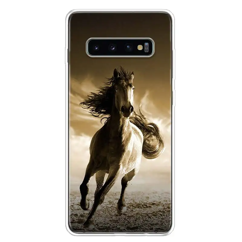 Horse чехол с изображением животного чехол для телефона для samsung Galaxy S10+ Note 10 9 8 S9 S8 J4 J6 J8 плюс S7 S6 корпус под плетенную сумку - Цвет: TW144-5