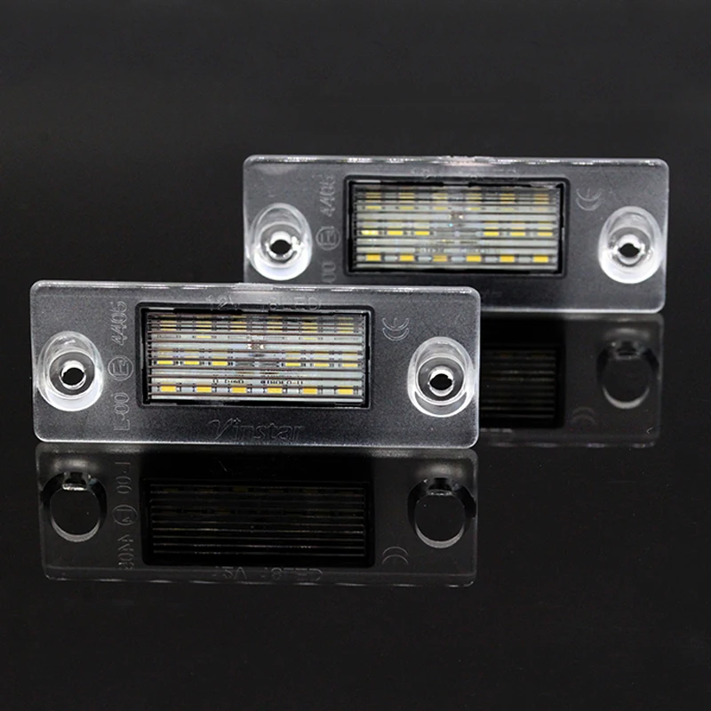 

Error Free 18# High Quality SMD LED SUNKIA New License Plate Lamp for Audi A4 B5 Avant/A3 8L/A4/S4 Avant