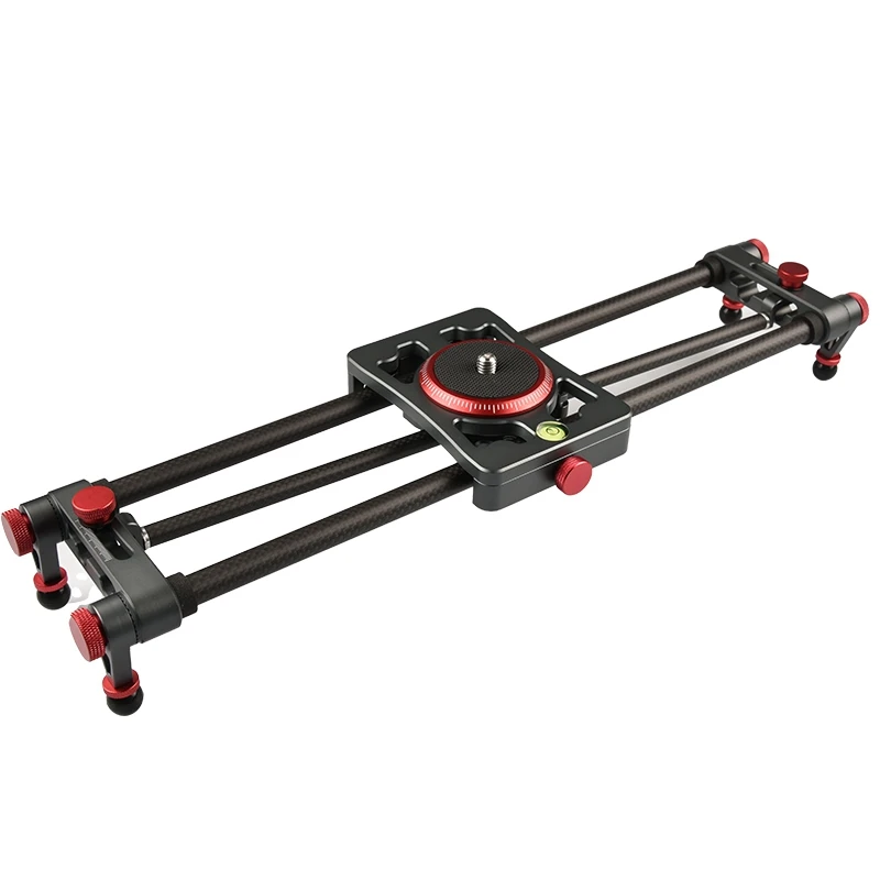 

Professional Desktop Video Carbon Fiber Camera Slider Track Stabilizer Rail for Filmmaking Panning Follow Focus(18 inch)