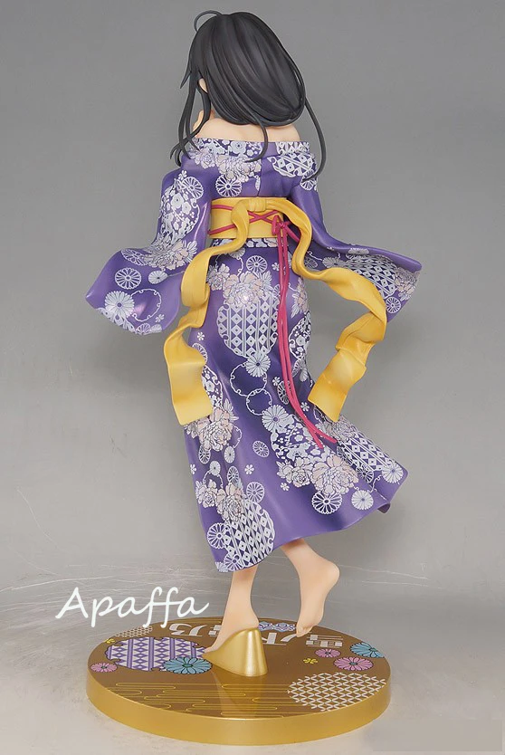 

26cm Anime Sexy Girl Figure Toys My Teen Romantic Comedy Yukipedia Nekopedia PVC Action Figure Toys Yukata Girl Collection Gift