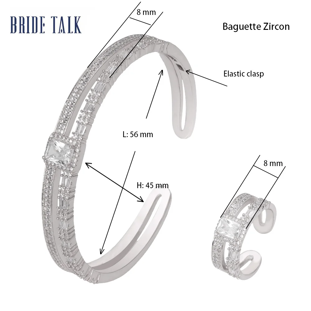 Лидер продаж 2019 Африканский роскошный багет невесты TALK с микрозакрепкой