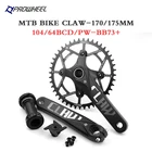 Звездочка для горного велосипеда Prowheel 104 BCD, 170  175 мм, 30323436384042464850  52T