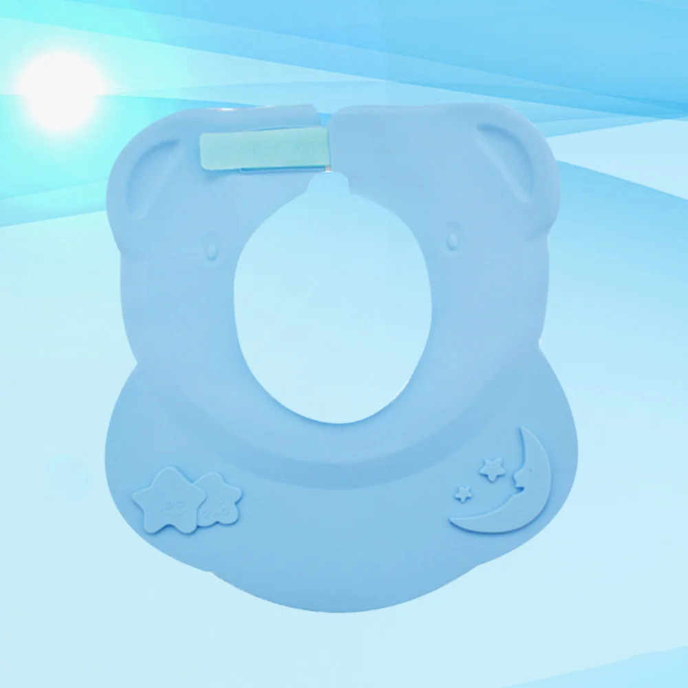 1 шт. детская шапочка для ванной силиконовая Регулируемая Шапочка шампуня