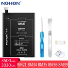 Nohon BM21 BM34 BM35 BM36 BM39 батарея для Xiaomi Mi Note 3GB 4GB 4C 5S Mi4C Mi5SMi6 Замена максимальный объем памяти Bateria бесплатная инструменты
