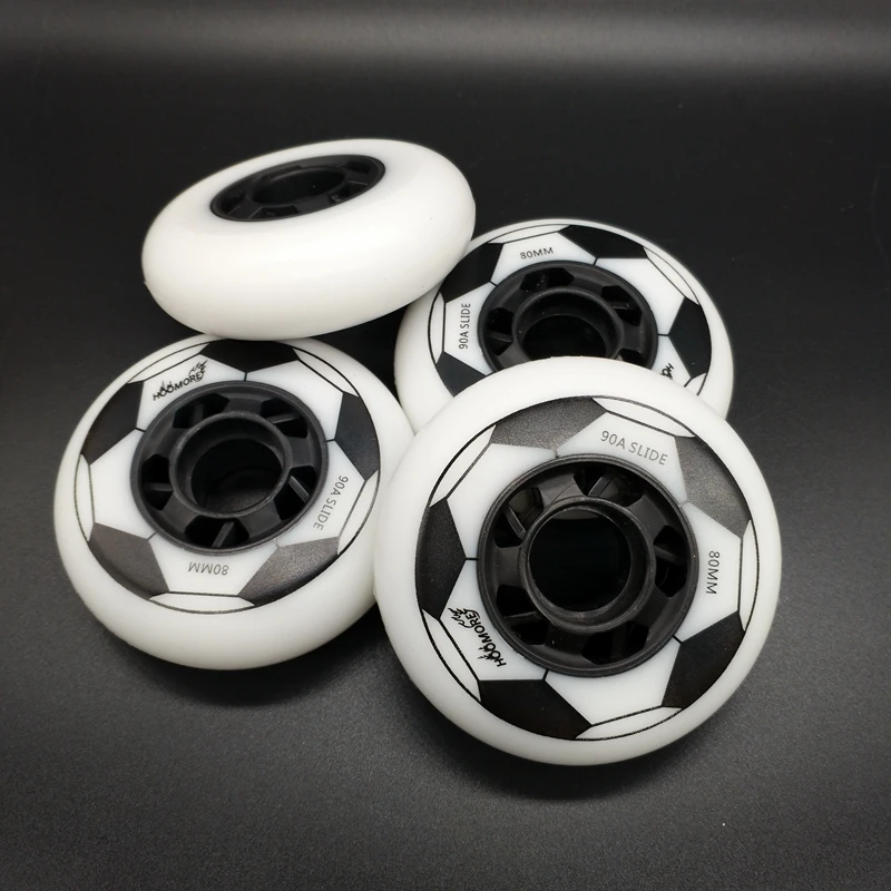 Бесплатная доставка колеса для роликовых коньков 80 мм ПУ высокое качество 8